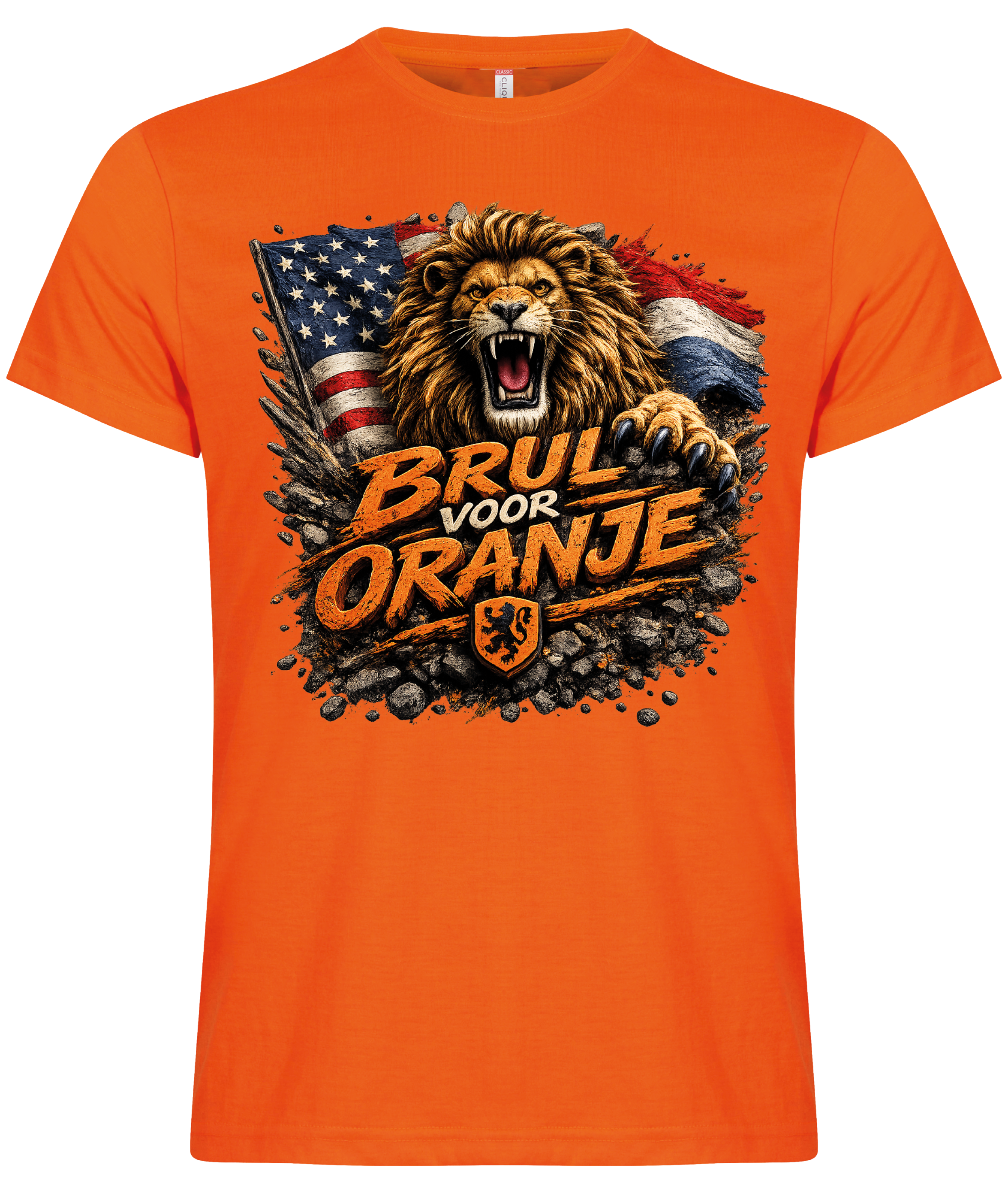 T-shirt Brul voor ORANJE